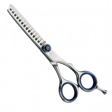 KIEPE professional Italian hair thinning scissors BLUE FIRE SEMI-OFFSET SERIES 14 TEETH 6.0