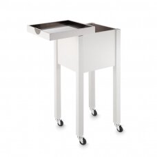 Professional hairdressing trolley KUBOCO, white color