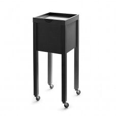 Professional hairdressing trolley KUBICO, black color
