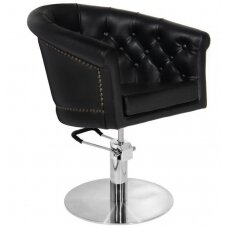 Профессиональное парикмахерское кресло GABBIANO LONDON, черного цвета