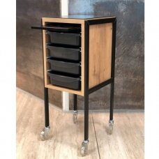 Professional hairdresser's and beauty salon trolley with a metal frame PROMO