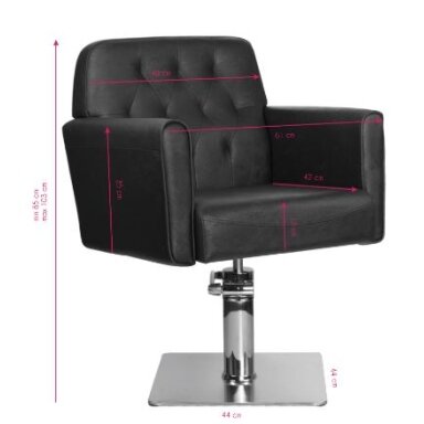 Professional barber chair GABBIANO HAMBURG, brown Professional barber chair GABBIANO HAMBURG, brown