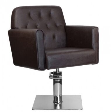 Professional barber chair GABBIANO HAMBURG, brown Professional barber chair GABBIANO HAMBURG, brown