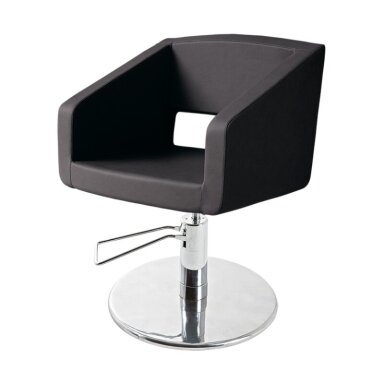 Professional hairdressing chair CORALLO, black Professional hairdressing chair CORALLO, black