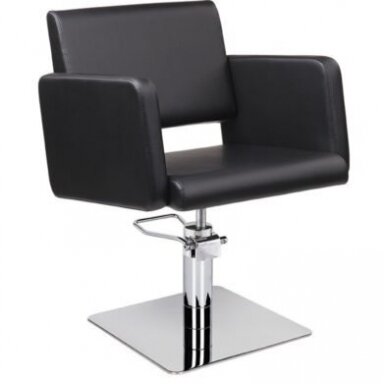 Professional hairdressing chair LEA, black Professional hairdressing chair LEA, black