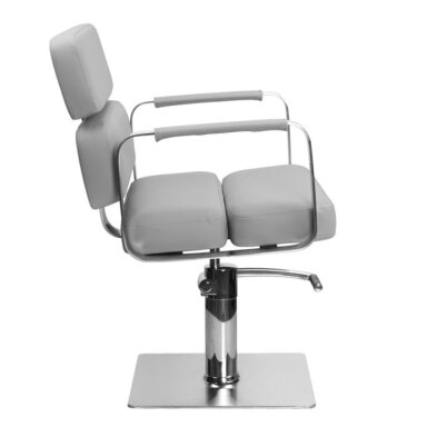 Professional hairdressing chair PORTO, grey Professional hairdressing chair PORTO, grey