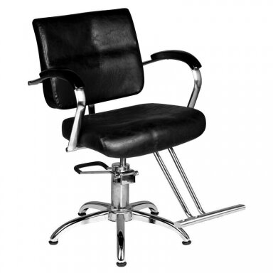 Профессиональное парикмахерское кресло HAIR SYSTEM SM361, черного цвета Профессиональное парикмахерское кресло HAIR SYSTEM SM361, черного цвета