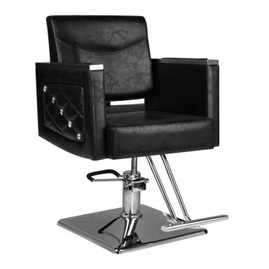 Professional hairdressing chair HAIR SYSTEM SM363, black color Professional hairdressing chair HAIR SYSTEM SM363, black color