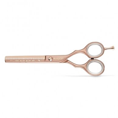 KIEPE professional Italian hair thinning scissors HALF BLADE – LUXURY COPPER-COPPER 5.5