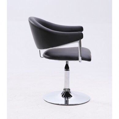 Meistro kėdutė grožio salonams bei kosmetologams HC8056, juodos spalvos 1