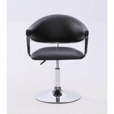 Meistro kėdutė grožio salonams bei kosmetologams HC8056, juodos spalvos 2