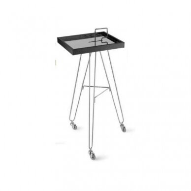 Professional hairdressing trolley for work with coloring procedures TRIPED RM, dark brown color Professional hairdressing trolley for work with coloring procedures TRIPED RM, dark brown color