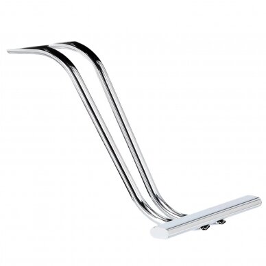 CALISSIMO hairdressing chair footrest for supporting the clients feet, assembled