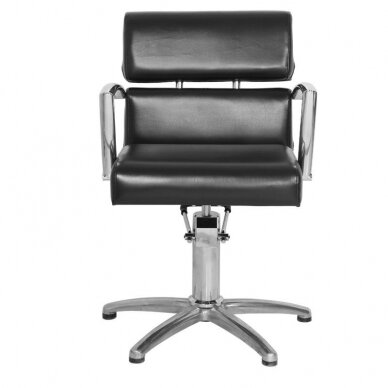 Professional barber chair GABBIANO BRUKSELA, black color 2