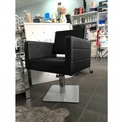 Профессиональное парикмахерское кресло GABBIANO ANKARA, черного цвета 6
