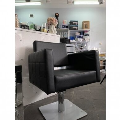 Профессиональное парикмахерское кресло GABBIANO ANKARA, черного цвета 5