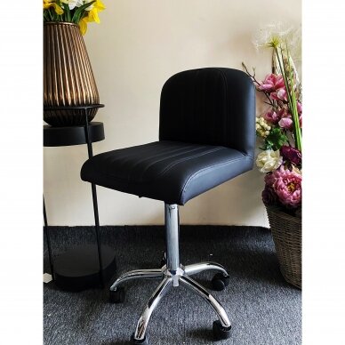 Profesionali grožio salono kėdė GABBIANO AT-101, juodos spalvos 5