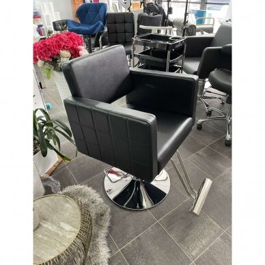 Professional hairdressing chair HAIR SYSTEM HS33, black color 6
