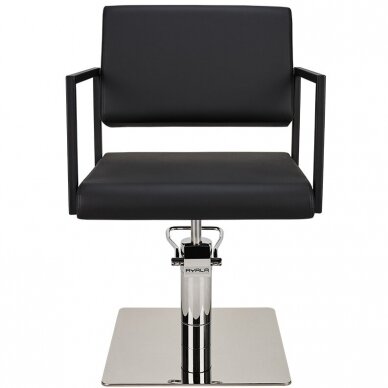 Профессиональный парикмахерский стул BLACK LOFT CHROME SQUARE 1 Профессиональный парикмахерский стул BLACK LOFT CHROME SQUARE 1