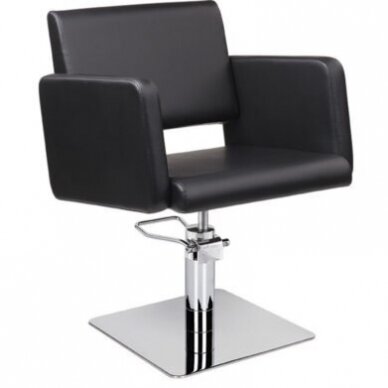 Professional hairdressing chair, black