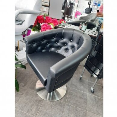 Профессиональное парикмахерское кресло GABBIANO LONDON, черного цвета 2