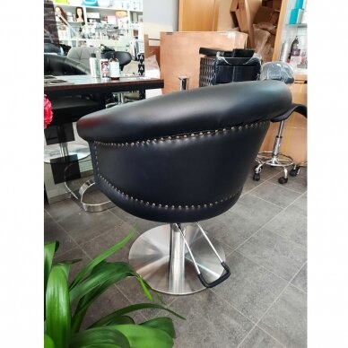 Профессиональное парикмахерское кресло GABBIANO LONDON, черного цвета 4