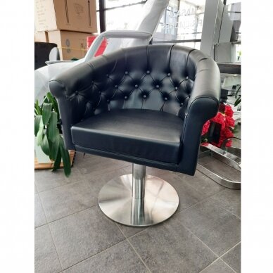 Профессиональное парикмахерское кресло GABBIANO LONDON, черного цвета 5
