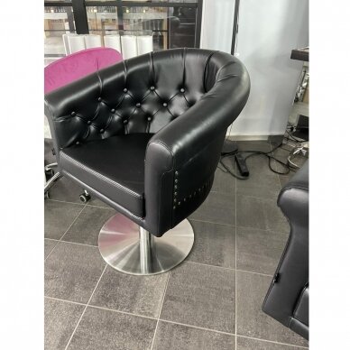 Профессиональное парикмахерское кресло GABBIANO LONDON, черного цвета 6