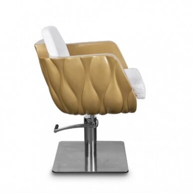 Профессиональный парикмахерский стул MIA, белого цвета 1
