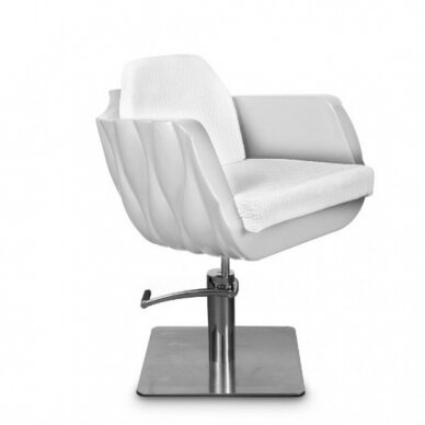 Профессиональный парикмахерский стул MIA, белого цвета