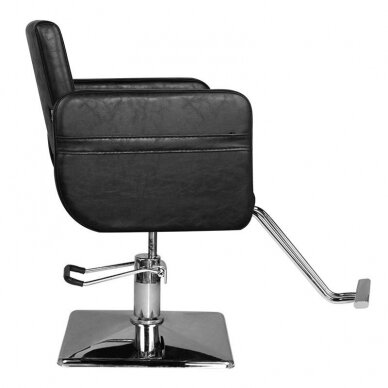 Профессиональное парикмахерское кресло HAIR SYSTEM SM311, черного цвета 1