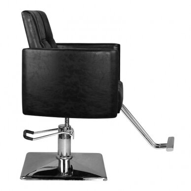 Профессиональное парикмахерское кресло HAIR SYSTEM SM344, черного цвета 1