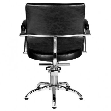 Профессиональное парикмахерское кресло HAIR SYSTEM SM361, черного цвета 1