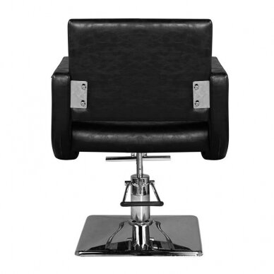 Profesionali kirpyklos kėdė HAIR SYSTEM SM376, juodos spalvos 1