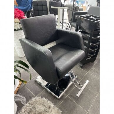 Профессиональное парикмахерское кресло HAIR SYSTEM SM376, черного цвета 7 Профессиональное парикмахерское кресло HAIR SYSTEM SM376, черного цвета 7