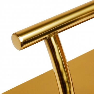 Подставка для ног клиента парикмахерская L005S, цвет золотистый 2