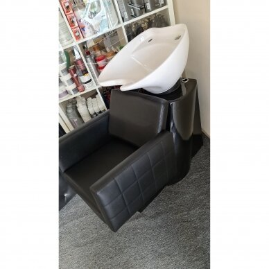 Professional hairdresser's sink GABBIANO ANKARA, black color 3 Professional hairdresser's sink GABBIANO ANKARA, black color 3