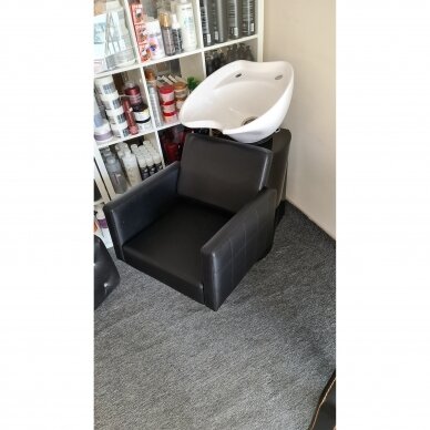 Professional hairdresser's sink GABBIANO ANKARA, black color 4 Professional hairdresser's sink GABBIANO ANKARA, black color 4