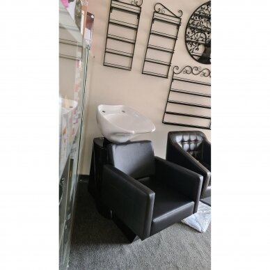 Professional hairdresser's sink GABBIANO ANKARA, black color 2 Professional hairdresser's sink GABBIANO ANKARA, black color 2