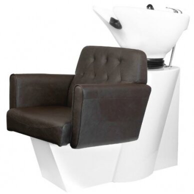 Professional hairdressing sink HAMBURG, brown color 3 Professional hairdressing sink HAMBURG, brown color 3