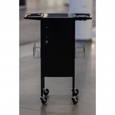 Professional barber and hair stilist trolley GABBIANO DELUXE 500, black color 15 Professional barber and hair stilist trolley GABBIANO DELUXE 500, black color 15