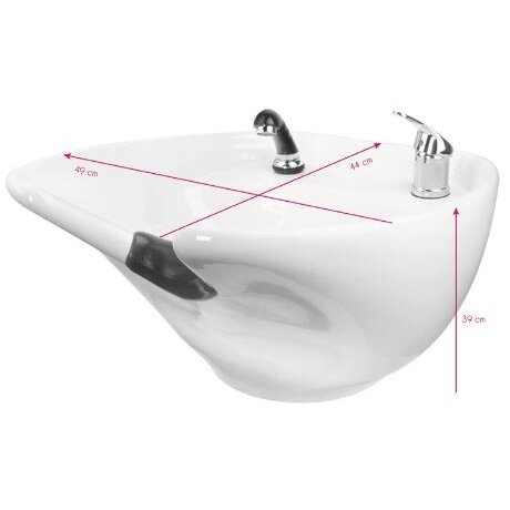 Professional hairdressing sink HAMBURG, brown color 7 Professional hairdressing sink HAMBURG, brown color 7