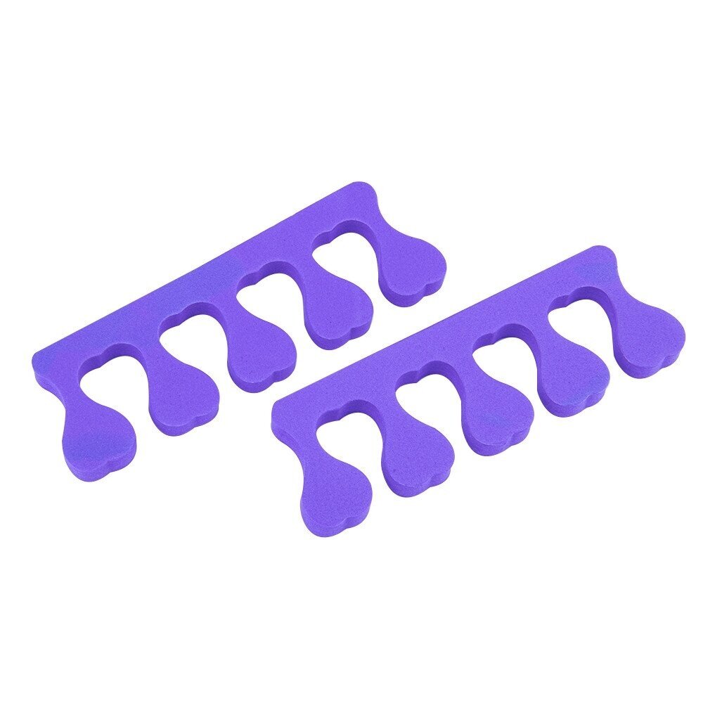 Сепараторы пальцев для процедур педикюра (1 пара) VIOLET