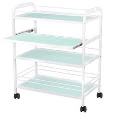 GIOVANNI CLASSIC TYP 1015 professional cosmetology trolley with pull-out shelf 1