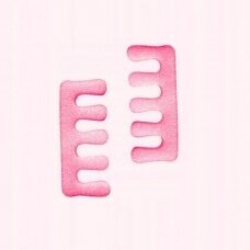 Toe tabs for pedicure procedures, 20 pairs