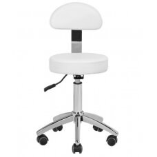 Professional master chair for beauticians AM-304, white color
