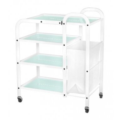 GIOVANNI CLASSIC TYP 1031 professional cosmetology trolley, white color GIOVANNI CLASSIC TYP 1031 professional cosmetology trolley, white color