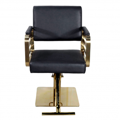 Kirpyklos baldų komplektas: profesionali galvos plautuvė + 2x LUKE kirpėjo hidraulinės kėdės CALISSIMO 5