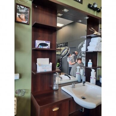 Professional console/mirror for hairdressers and barbershops ECONOMY with head washer 2 Professional console/mirror for hairdressers and barbershops ECONOMY with head washer 2
