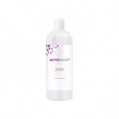 Cosmetic acetone for nails STRAWBERRY, 500 ml.